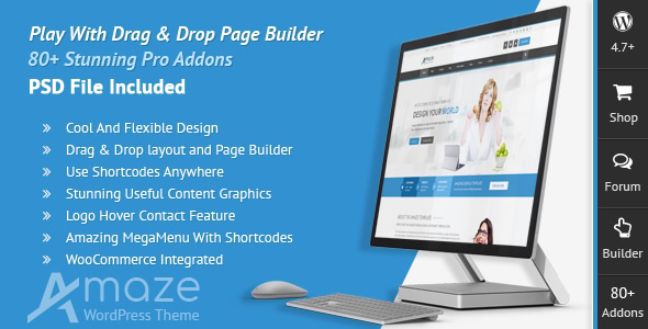 Amaze - Corporate Responsive Multi-Purpose WordPress Theme