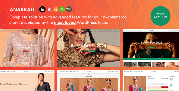 Anarkali -  Fashion Shop WooCommerce Elementor Theme