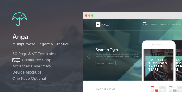 Anga - Multipurpose Elegant and Creative Theme