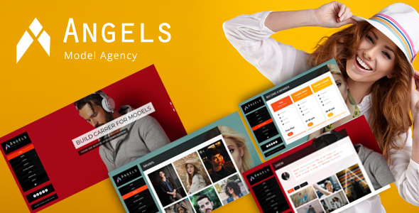 Angel - Fashion Model Agency WordPress CMS Theme