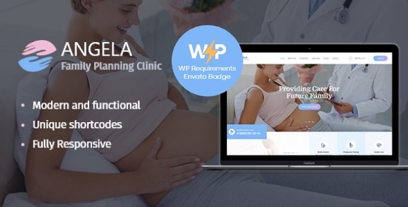 Angela | Family Planning & Pregnancy Clinic WordPress Theme