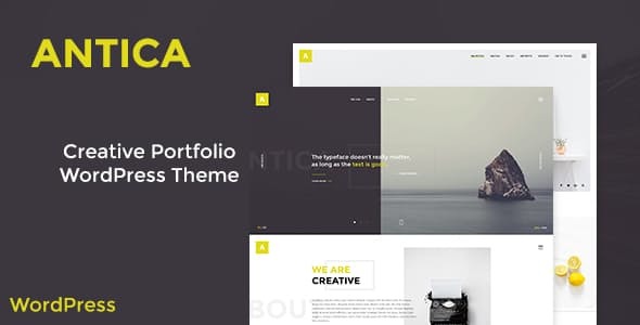 Antica — Multipurpose Business Agency/Personal Portfolio WordPress Theme