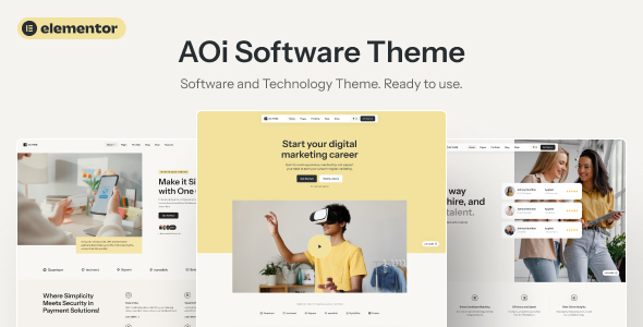 AOi - Software & Technology WordPress Theme