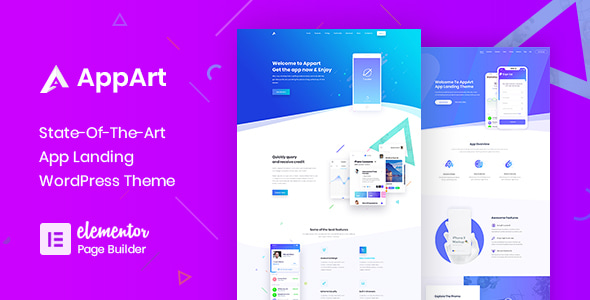 AppArt - Creative WordPress Theme For Apps Saas