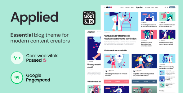 Applied - Essential Blog theme for Modern Content Creators