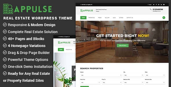 Appulse - Real Estate WordPress Theme