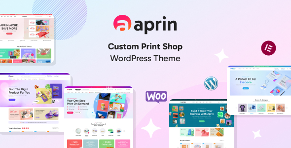 Aprin - Custom Print Shop WordPress Theme