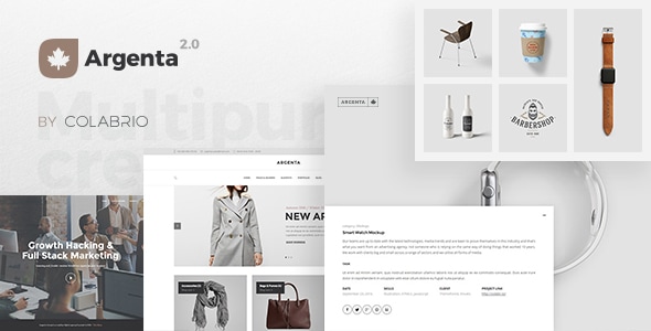 Argenta - Creative Multipurpose WordPress Theme