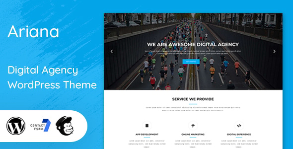 Ariana - Digital Agency WordPress Theme