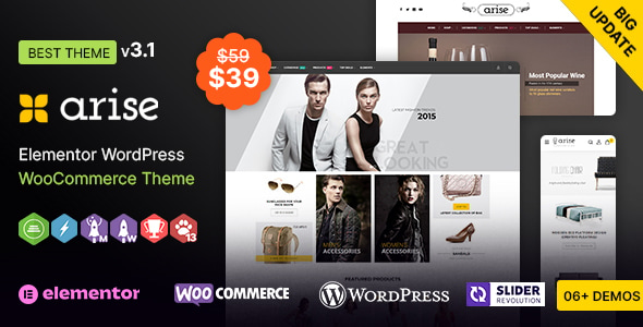 Arise WP - Multipurpose WooCommerce Responsive Theme