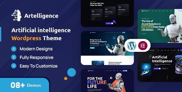 Artelligence | AI & Robotics WordPress Theme