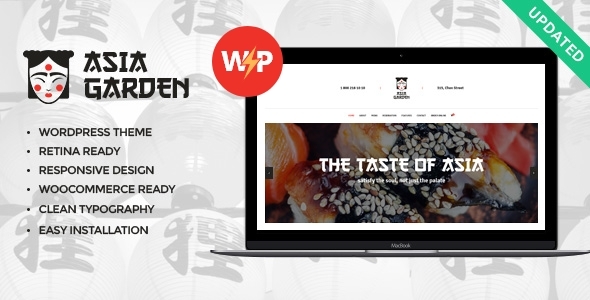 Asia Garden | Asian Food Restaurant WordPress Theme