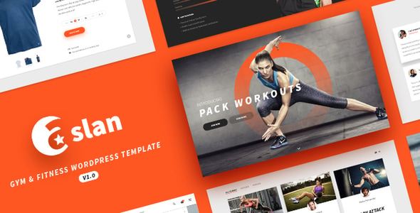 Aslan - Modern Gym & Fitness Responsive WordPress Theme