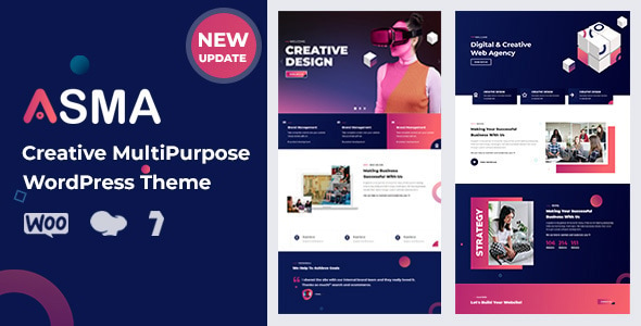 Asma - Creative Agency WordPress Theme