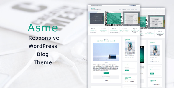 Asme - Responsive WordPress Blog Theme