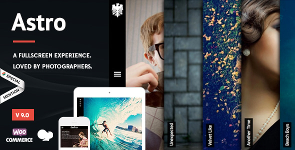 Astro - Photography WordPress Theme