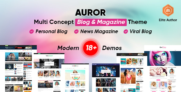 Auror- Blog Magazine WordPress Theme