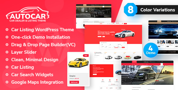 Auto Car WordPress Theme