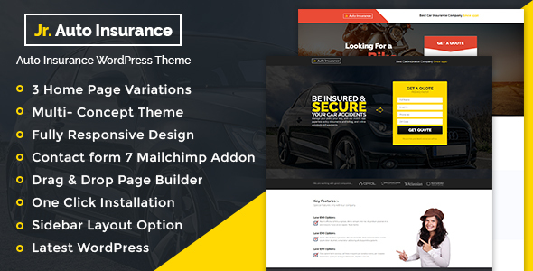 Auto Insurance WordPress Theme