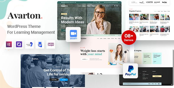 Avarton - Online Courses WordPress Theme