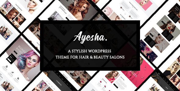 Ayesha - Hair and Beauty Salons WordPress Theme