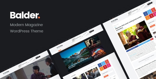 Balder - Modern Magazine WordPress Theme