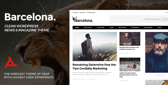 Barcelona. - Clean News & Magazine WordPress Theme