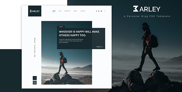 Barley - Personal Blog WordPress Theme