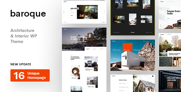 Baroque - Architecture & Interior WordPress Theme