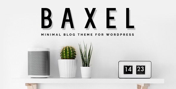 Baxel - Minimal Blog Theme for WordPress