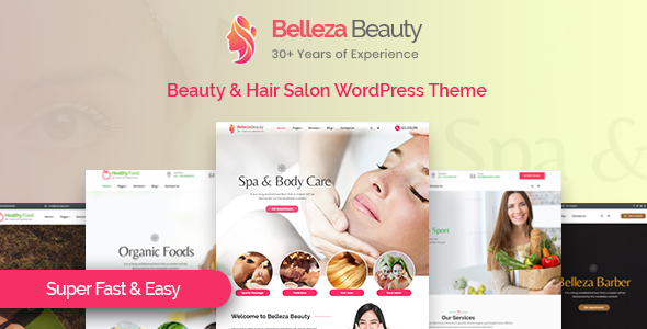 Belleza - Beauty & Hair Salon WordPress Theme