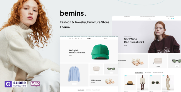 Bemins – Fashion & Jewelry, Furniture Store WordPress Theme