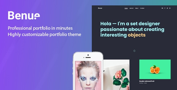 Benue - Creative Portfolio WordPress Theme