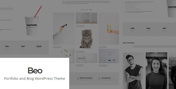 Beo - Portfolio and Blog WordPress Theme