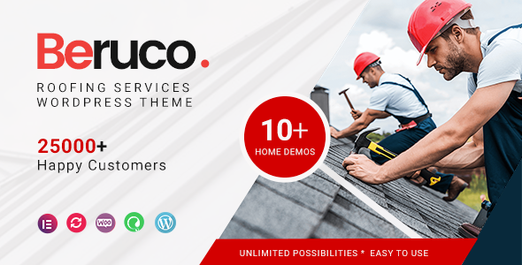 Beruco - Roofing Services WordPress Theme