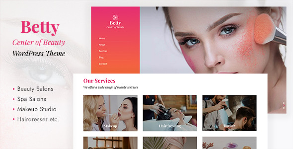 Betty - Beauty Salon WordPress Theme