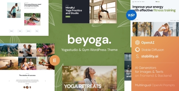 BeYoga | Yogastudio & Gym WordPress Theme