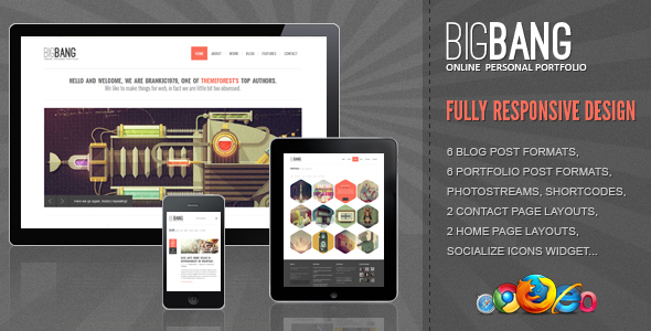 Bigbang - Responsive WordPress Theme