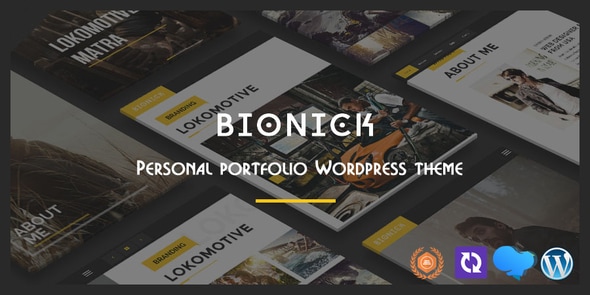 Bionick | Personal Portfolio WordPress Theme