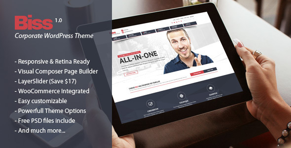 Biss - Corporate Multipurpose WordPress Theme