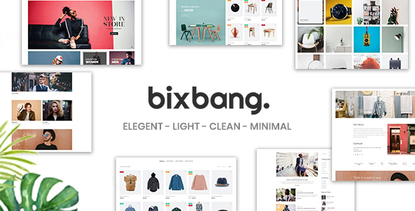 Bixbang - Minimalist eCommerce WordPress Theme