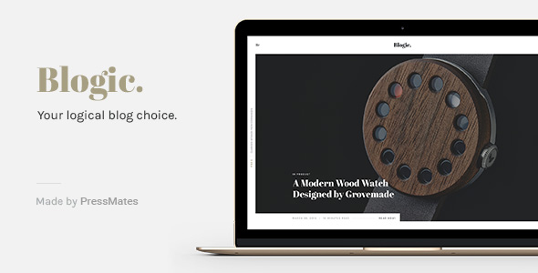 Blogic - A Responsive Blog WordPress Theme