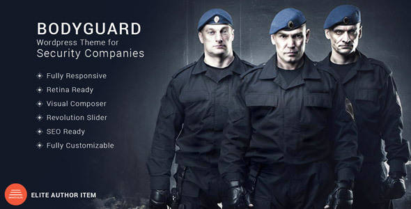 Bodyguard - Security and CCTV WP Theme