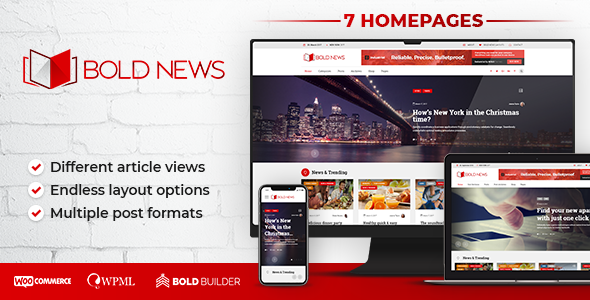 Bold News - Magazine & Newspaper WordPress Theme