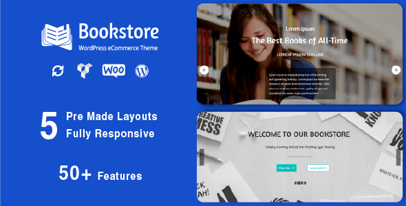 Bookstore - Responsive WordPress Theme