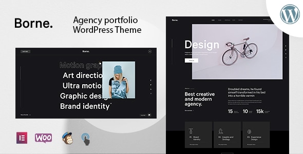 Borne - Agency Portfolio WordPress Theme