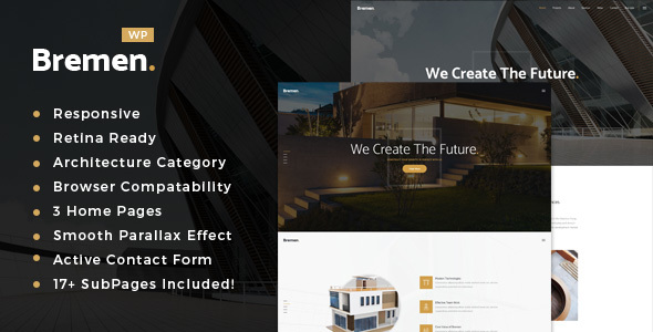 Bremen - Architecture & Interior Design WordPress Theme