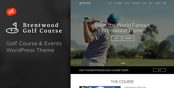 Brentwood - Golf Course WordPress Theme