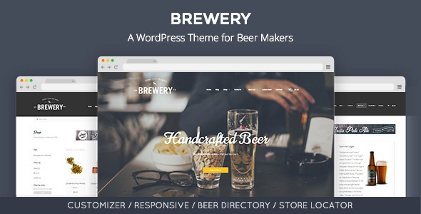 Brewery: A WordPress Theme for Beer Makers