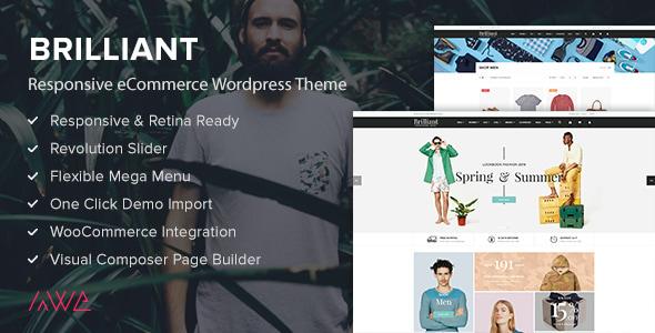 Brilliant - Responsive eCommerce WordPress Theme